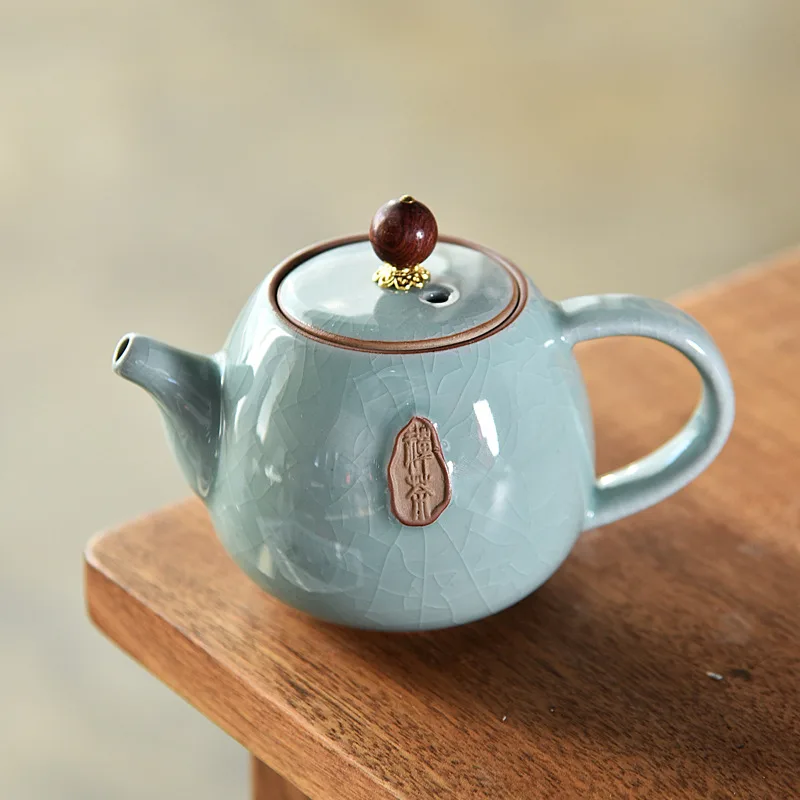 Ru Kiln Ge Kiln White Porcelain Filter Teapot Accessories - 21 Style