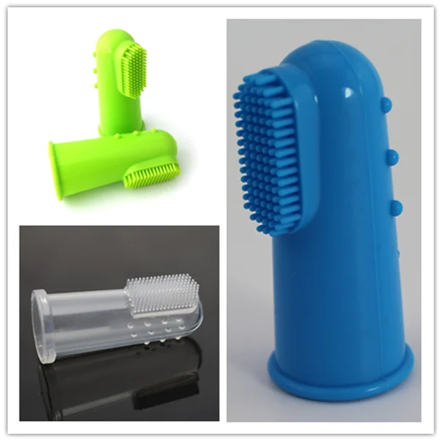 Natural silicone finger toothbrush - Set1