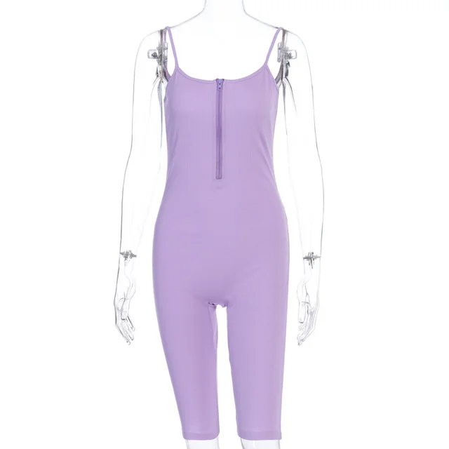 Sports fitness jumpsuit - Purple