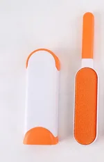 Cat Dog Hair Removal Comb Sofa Sticky Hair Brush - Orange