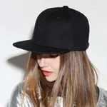 Summer cap tide baseball cap - Flat Along Black