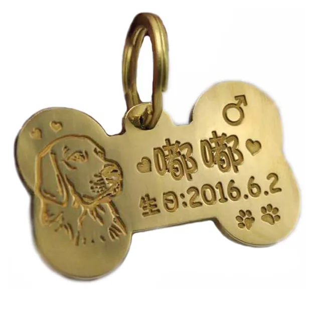 Custom made brass pet Pendant 30X50Mm - Shop at LoveMi