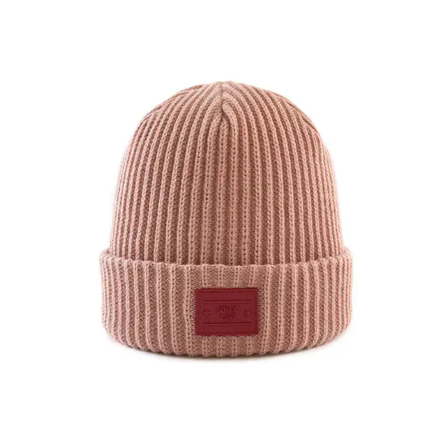 NTRX knitted cute woolen hat Pink - Shop at LoveMi