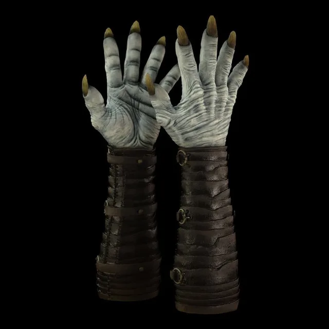 Long Haired Night King Mask Headgear - Hand
