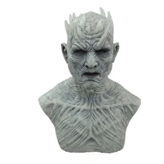 Long Haired Night King Mask Headgear - Latex Yaoh