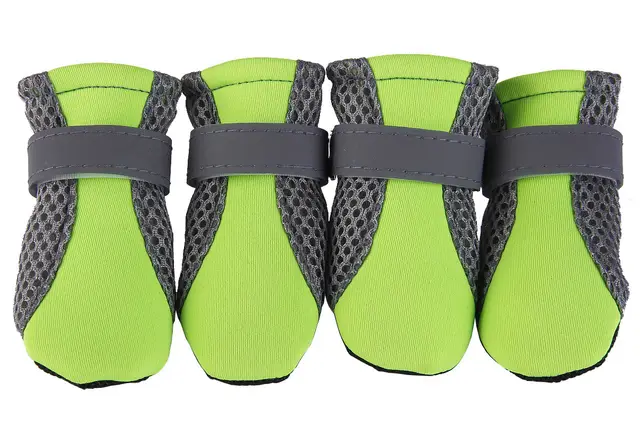 Teddy Dog Shoes Waterproof Shoes For Dog Green A - Shop at LoveMi
