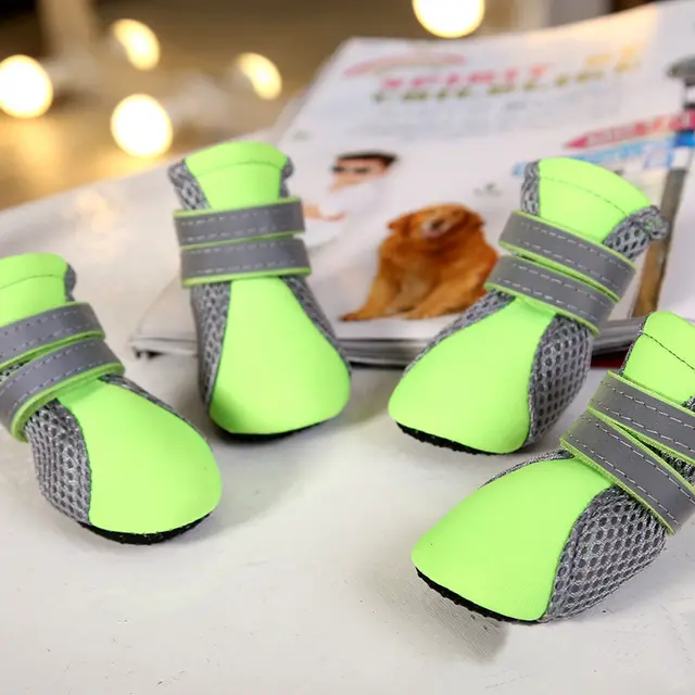Teddy Dog Shoes Waterproof Shoes For Dog Green - Shop at LoveMi