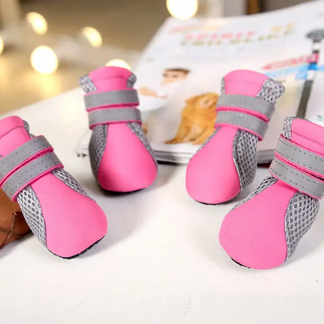 Teddy Dog Shoes Waterproof Shoes For Dog Pink - Shop at LoveMi