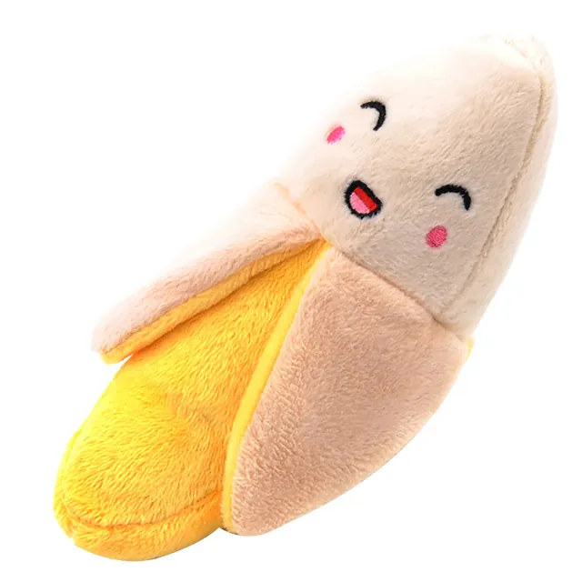 Gooddog, Dog, Plush Vocal Toys, Fruits, Cartoons, Pets, Cats, Toys, Pet Supplies Banana - Shop at LoveMi