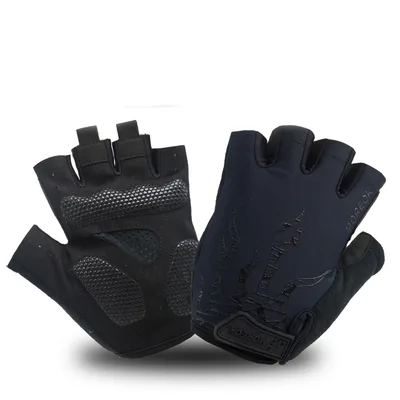 Cycling half finger gloves Black - Shop at LoveMi