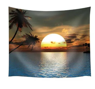 Sunset Beach Tapestry - 150100Cm