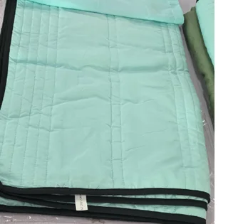 Cooling Blankets Pure Color Summer Quilt Plain Summer Cool Quilt Compressible Air-conditioning Quilt Quilt Blanket - Water Green