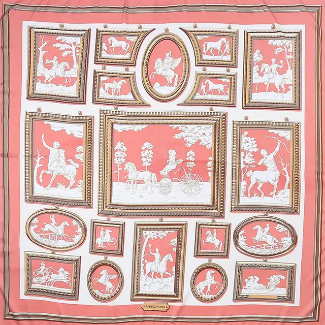 Carriage twill silk scarf - 34Style