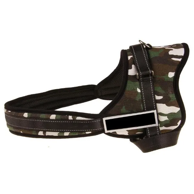 Sports big collar for a wide chest underwear thrust nylon training tourniquet for dogs dog product Gray Camouflage - Shop at LoveMi