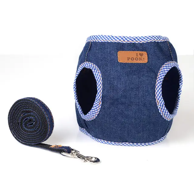 Vest Style Cowboy Dog Leash Denim - Shop at LoveMi