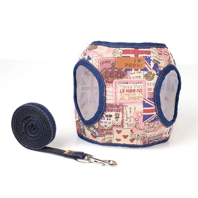 Vest Style Cowboy Dog Leash National Flag - Shop at LoveMi