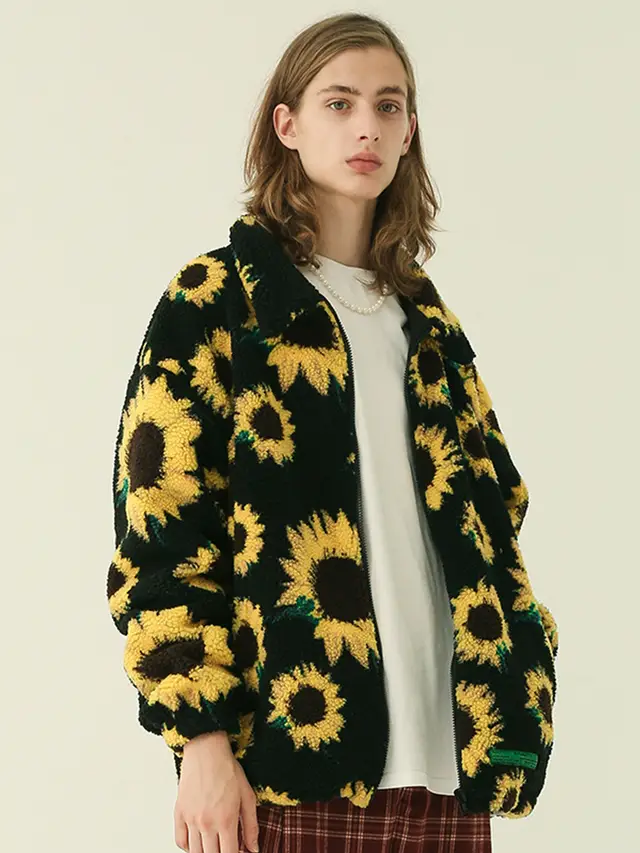 Lamb cashmere coat Sunflower - Shop at LoveMi