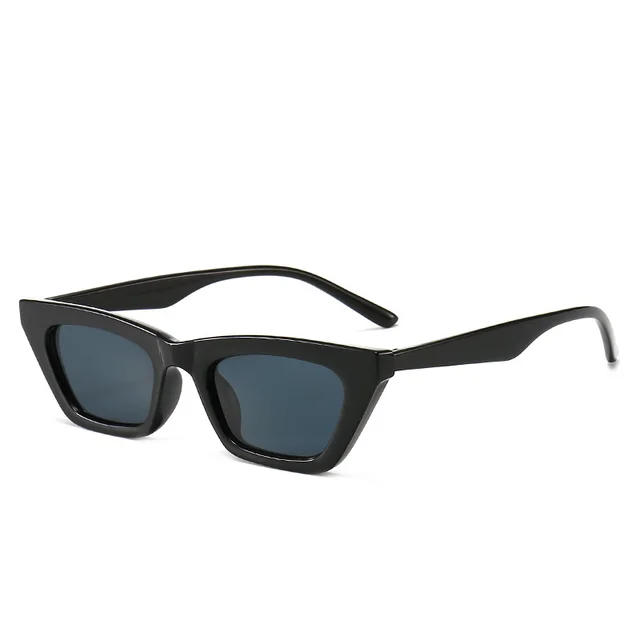 New Beauty Trend Small Square Sunglasses - Black