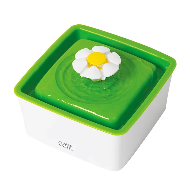 Cat filter drinking fountain White Green - Shop at LoveMi