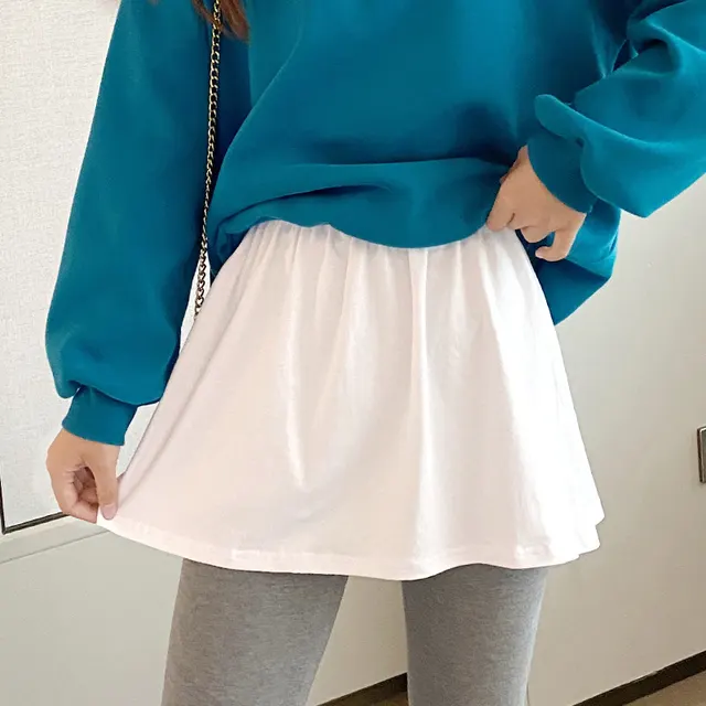 Women's skirts inside the hem White - Shop at LoveMi