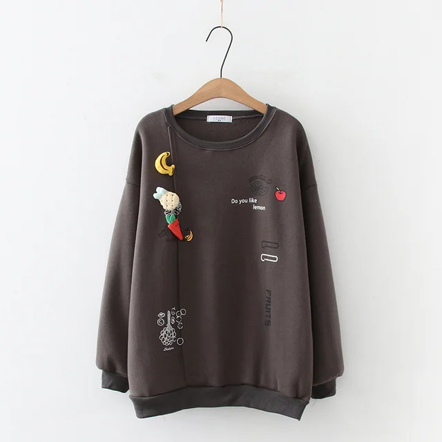 Fruit plus cashmere sweater Grey - Shop at LoveMi