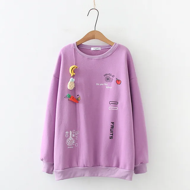 Fruit plus cashmere sweater Purple - Shop at LoveMi