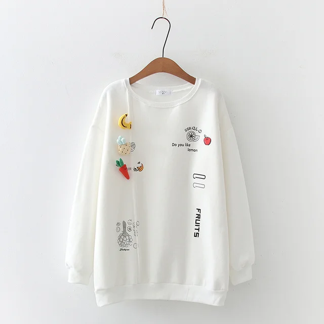 Fruit plus cashmere sweater White - Shop at LoveMi