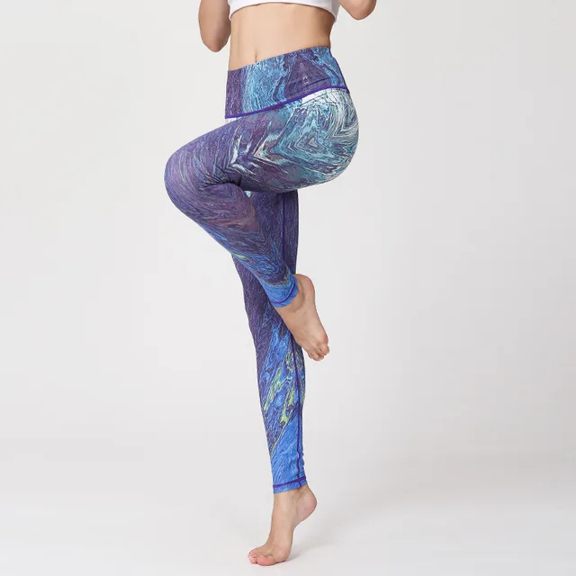 Tie dye printed yoga pants 10 Style - Shop at LoveMi