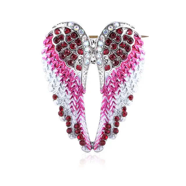 Angel wings brooch Pink - Shop at LoveMi