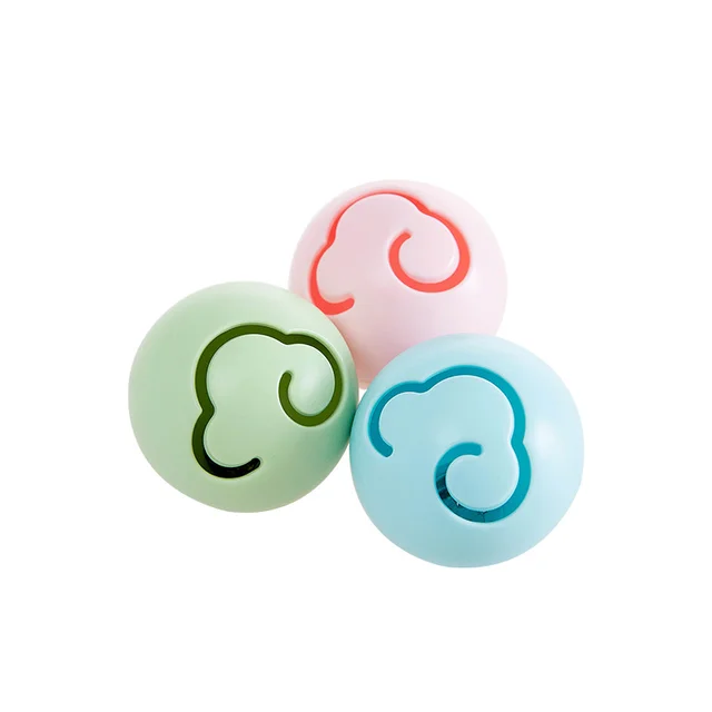 Cat Toy Ball Maple Leaf Mint Bell - Set Of Three Colors - View 1