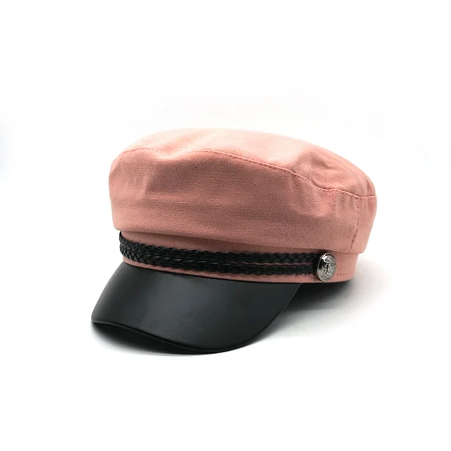 Retro Borderless Sports Flat Top Beret Women Pink - Shop at LoveMi
