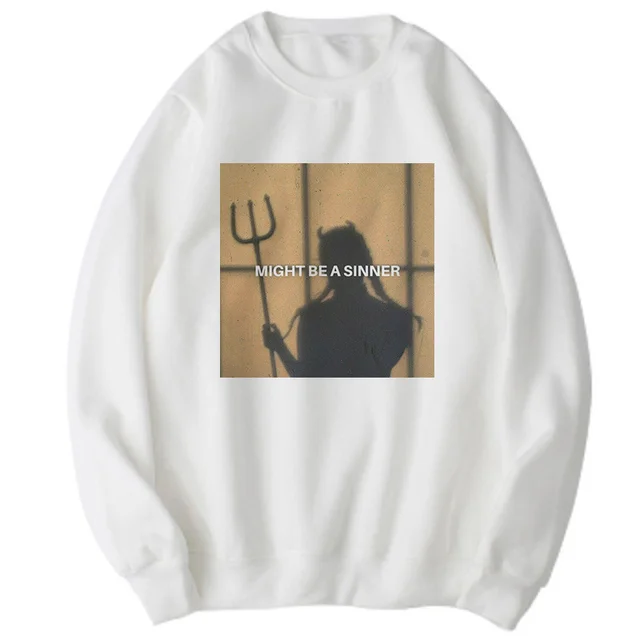 Long sleeve plus size Harajuku retro sweater - Flower 9