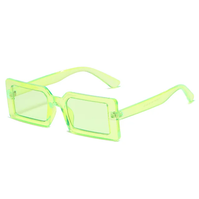 New fashion small frame square sunglasses Light Green - Shop at LoveMi