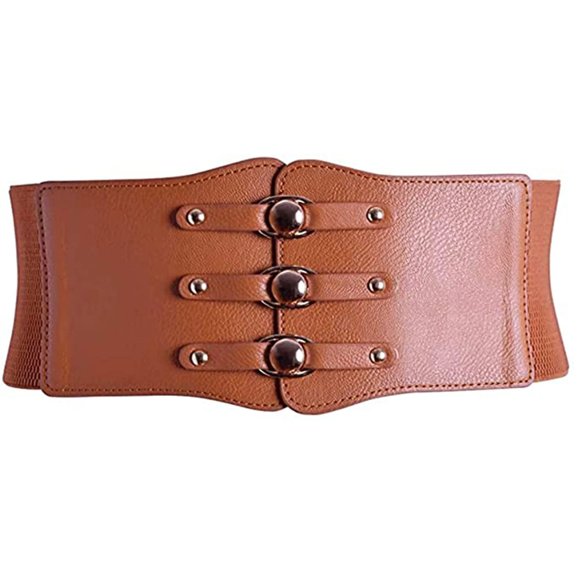 Ladies stretch wide waist seal - Camel
