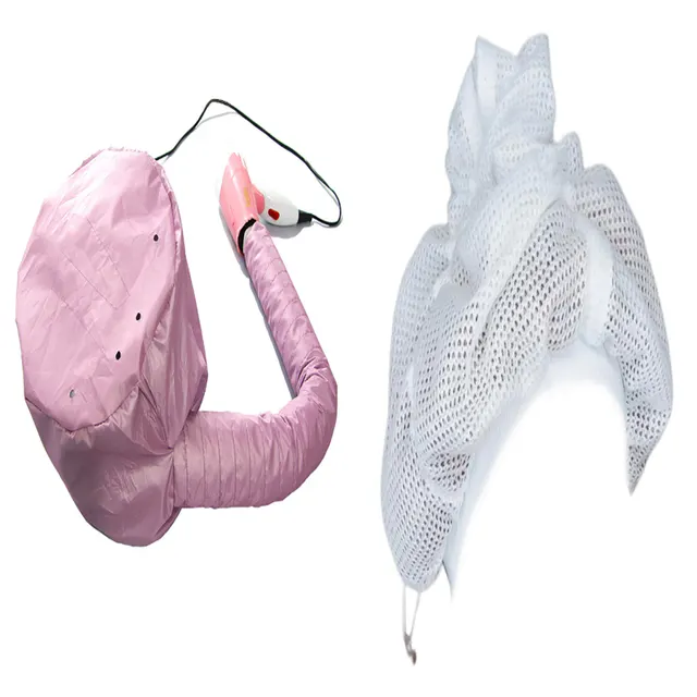 Hair Dryer Bonnet Hood Pink Set - Shop at LoveMi