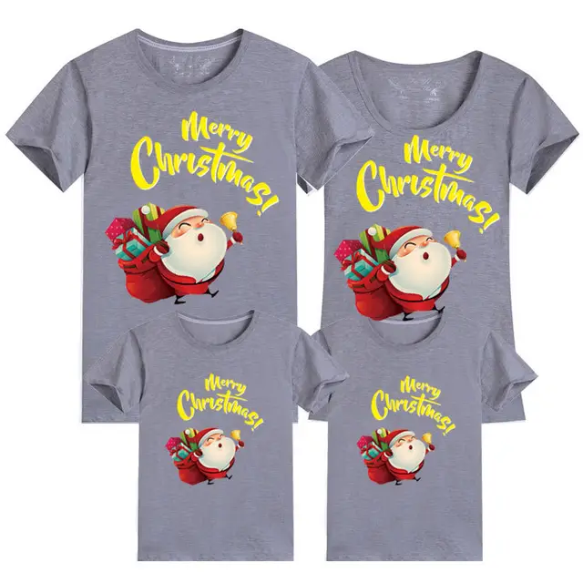 Parent child short sleeve T shirt Grey - Shop at LoveMi