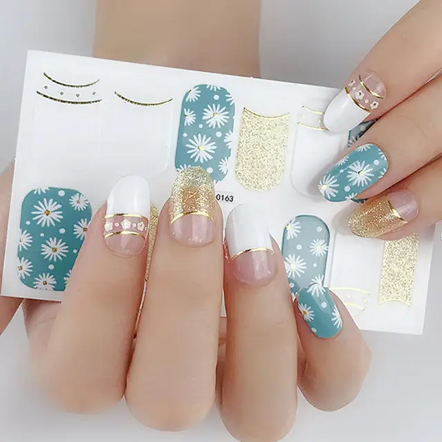 3D bronzing nail stickers 163 Style - Shop at LoveMi