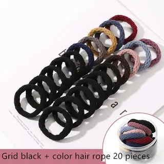 High elastic rubber band headband - Set9