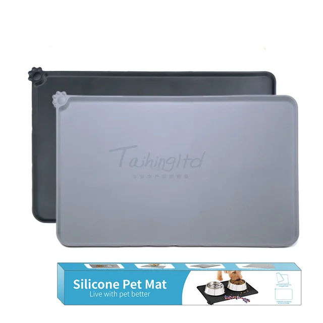 One piece silicone pet mat Black - Shop at LoveMi