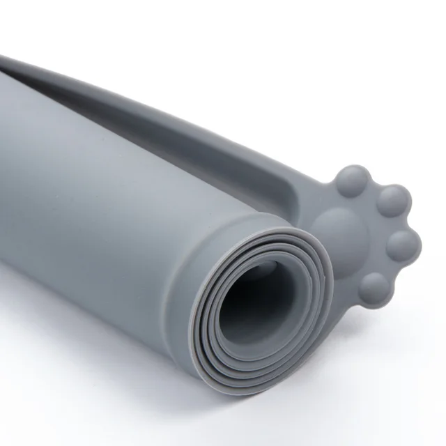 One piece silicone pet mat Grey - Shop at LoveMi