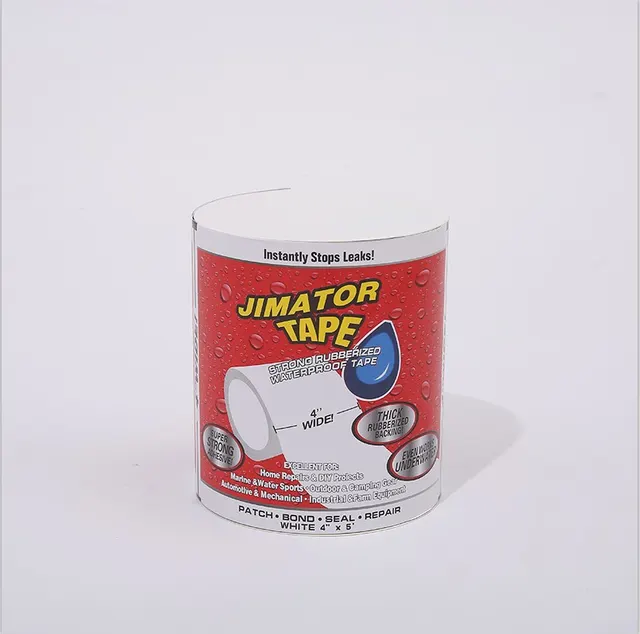 Waterproof Flex Tape - White10 152Cm No Words