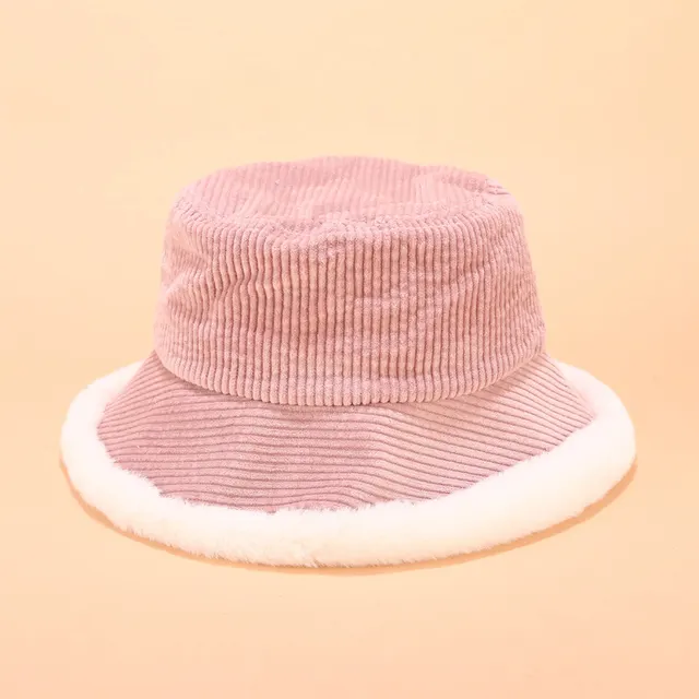 Corduroy fisherman hat Leather Pink - Shop at LoveMi