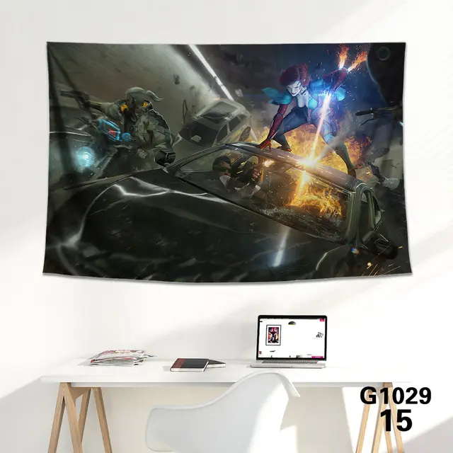 Game background cloth tapestry wall cloth tapestry decoration canvas 15Style - Shop at LoveMi
