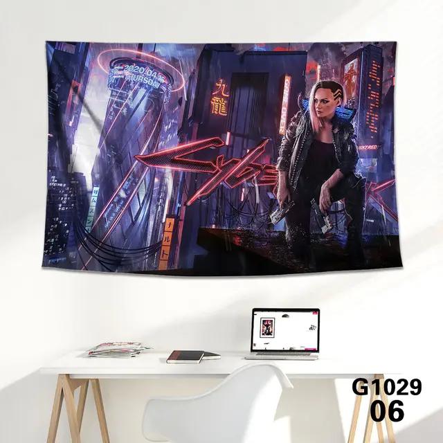 Game background cloth tapestry wall cloth tapestry decoration canvas 6Style - Shop at LoveMi
