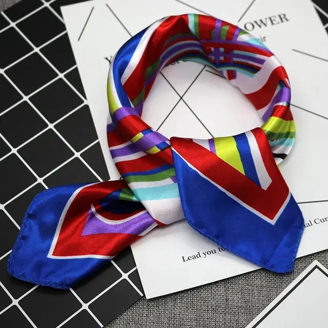 Small silk scarf 4 Style - Shop at LoveMi