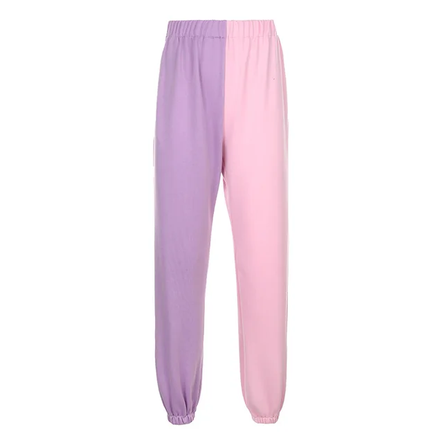 Everyday Casual Letters Embroidery Contrast Stitching Sweater And Trousers S1 - Shop at LoveMi