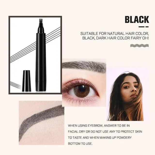 Long Lasting Eyebrow Pencil Eyebrow Cream Black - Shop at LoveMi