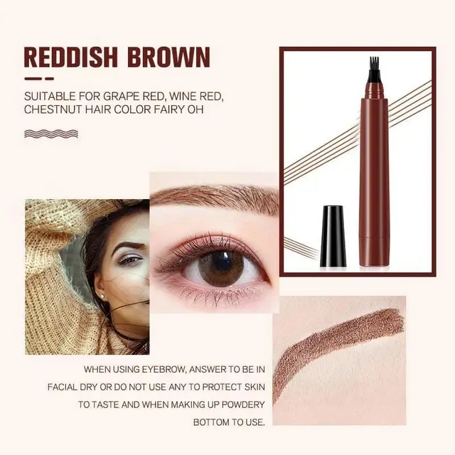 Long Lasting Eyebrow Pencil Eyebrow Cream Dark Brown - Shop at LoveMi