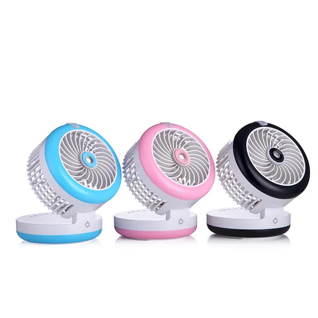Usb mini humidifier fan F4 Blue - Shop at LoveMi