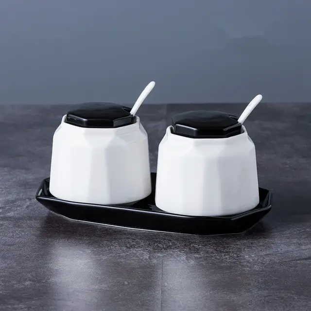 Ceramic seasoning jar set Style5 - Shop at LoveMi